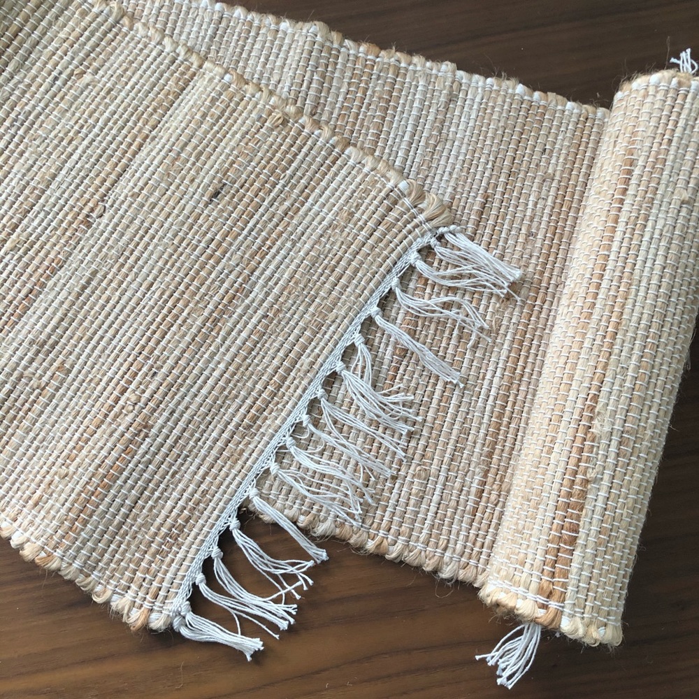 Pier 1 72” Jute Natural Table Runner